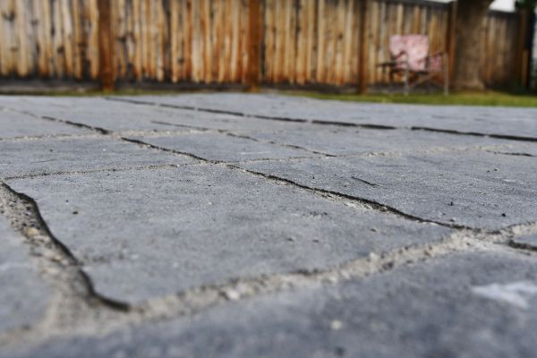 Sunken Patio Repair in Johnson City